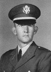 Lieutenant Daniel R. Lott, 3rd Platoon, 51st Company Infantry OCS, Fort Benning, Georgia.