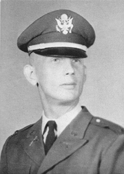 Lieutenant William J. Reid, 5th Platoon, 51st Company Infantry OCS, Fort Benning, Georgia.